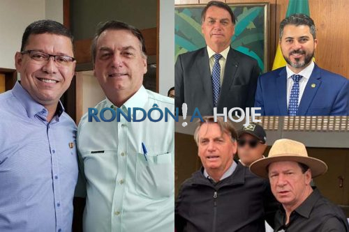 Os três nomes de Jair Bolsonaro em Rondônia nas eleições de 2022: Marcos Rocha, Rogério e Cassol